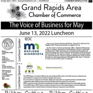 Grand Rapids Area Chamber of Commerce Newsletter May 2022