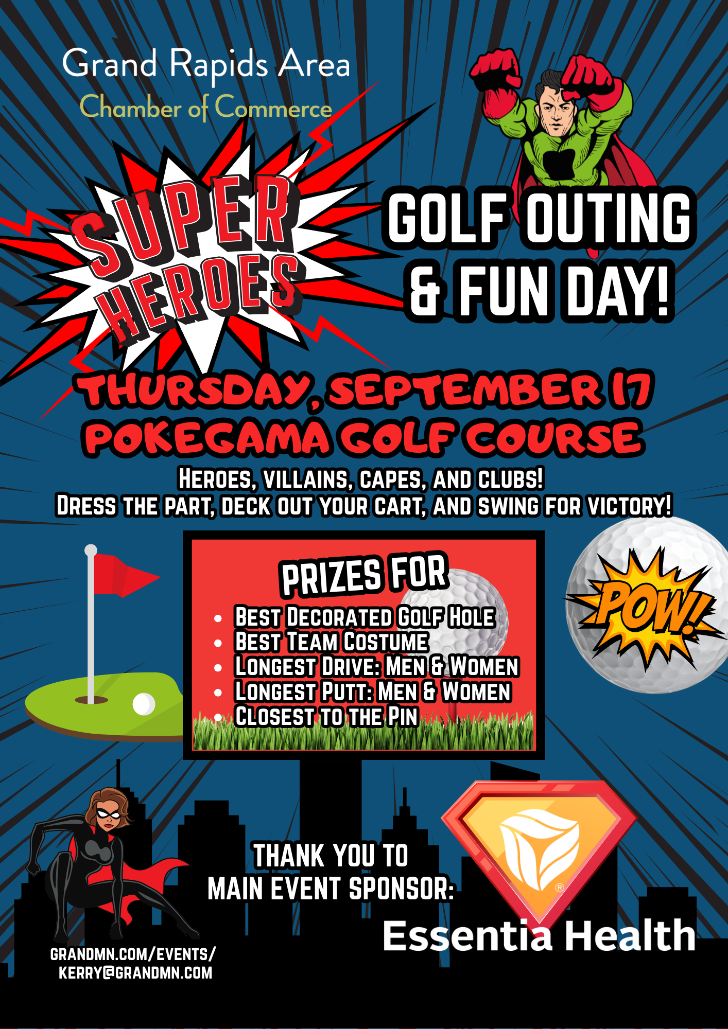 Super Heroes Golf Outing & Fun Day - Grand Rapids Area Chamber of